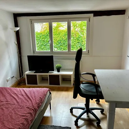 Charming In Historic Half-timbered House Grosswallstadt